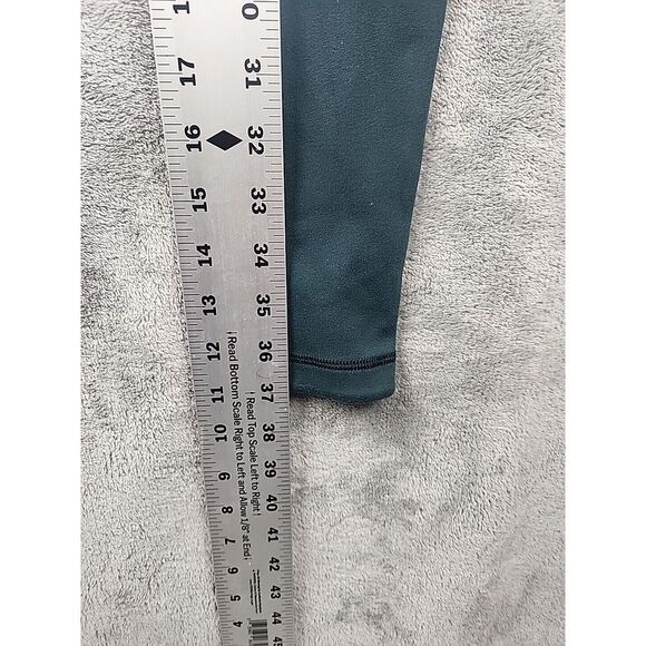 Lululemon Womens Green Elastic Waist High Rise Compression Legging Pants Size 8 - Picture 7 of 8